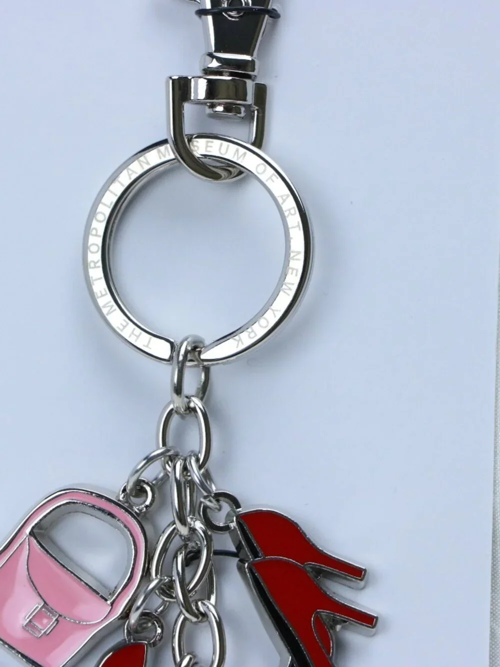 The Met Museum Gift Bundle – Fashion Charm Keychain & Building Metal Bookmark N